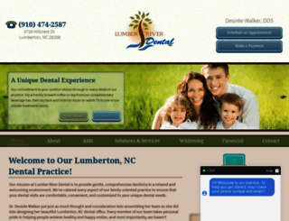 lumbertondental.com screenshot