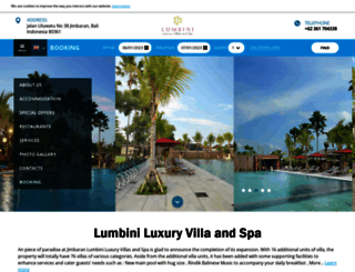 lumbinivillas.com screenshot