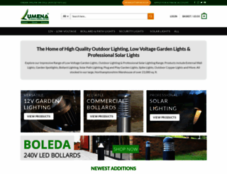 lumenalights.com screenshot