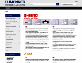 lumenned.nl screenshot