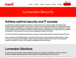 lumension.com screenshot