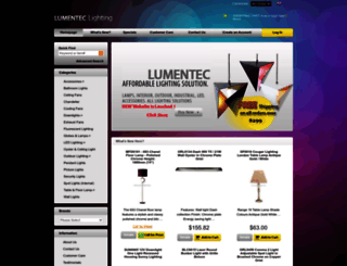 lumenteclighting.com.au screenshot