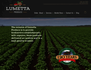 lumettaproduce.com screenshot
