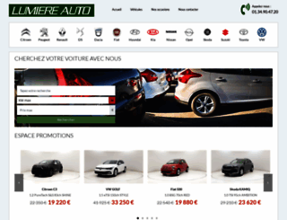lumiere-auto.com screenshot