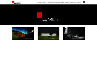 lumieregallery.net screenshot