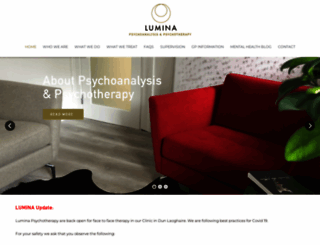 lumina-psychotherapy.ie screenshot