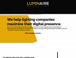 luminairemarketing.com screenshot