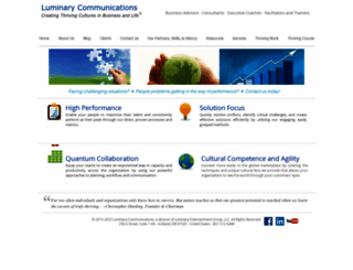 luminarycommunications.org screenshot