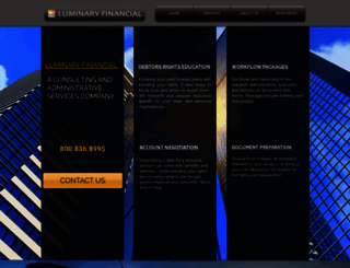 luminaryfinancial.com screenshot