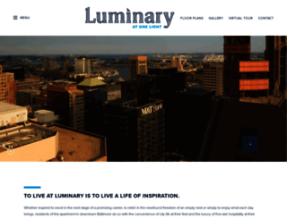 luminaryliving.com screenshot