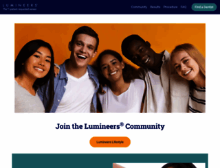lumineers.com screenshot