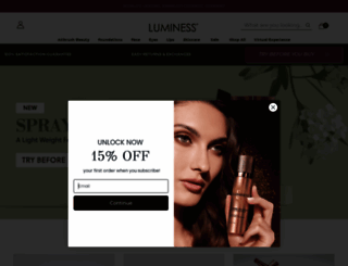 luminesscosmetics.com screenshot