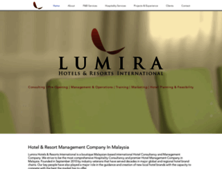 lumirahotels.com screenshot