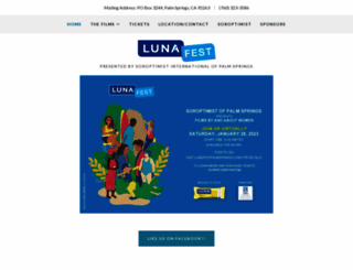 lunafestpalmsprings.com screenshot