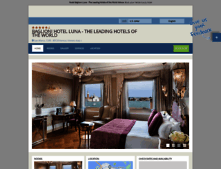 lunahotelbaglioni.hotelinvenice.com screenshot