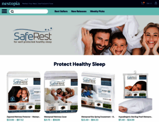 lunamattress.com screenshot