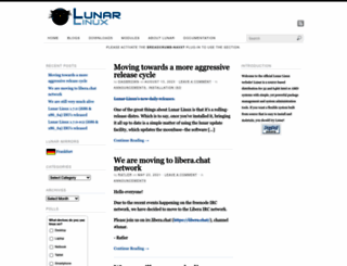 lunar-linux.org screenshot