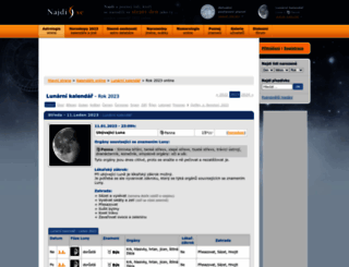 lunarni-kalendar.najdise.cz screenshot
