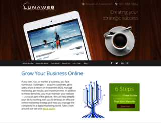 lunaweb.com screenshot