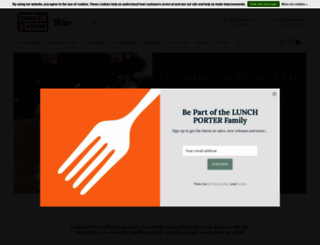 lunchaporter.com screenshot