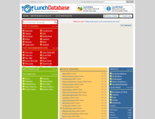 lunchdb.com screenshot