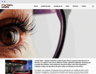 lunette-optic.fr screenshot