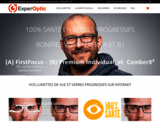 lunettes-experoptic.com screenshot