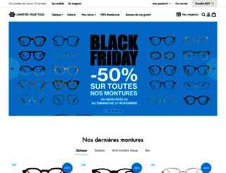 lunettespourtous.com screenshot