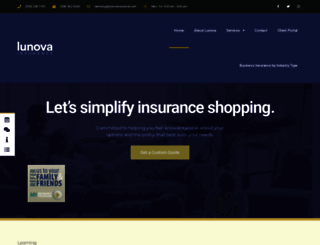 lunovainsurance.com screenshot