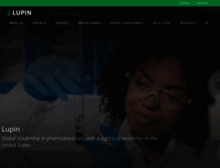 lupinpharmaceuticals.com screenshot