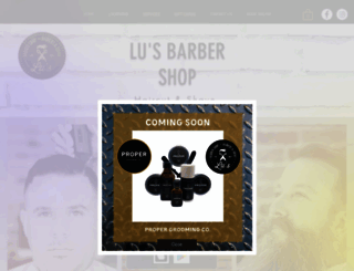 lusbarbershop.com screenshot