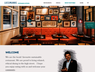 lussmanns.com screenshot