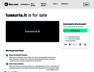 lussuria.it screenshot