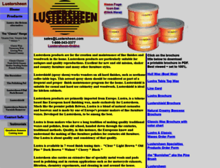 lustersheen.com screenshot