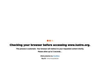 lustre.org screenshot