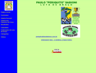 lutadebraco.com.br screenshot