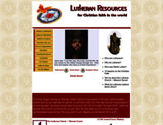 lutheran-resources.org screenshot