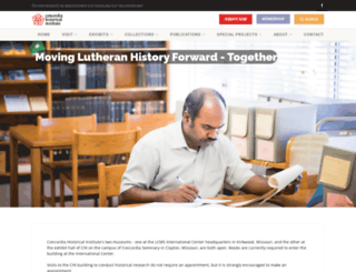 lutheranhistory.org screenshot