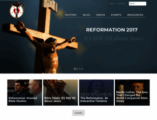 lutheranreformation.org screenshot