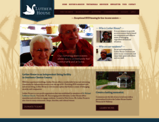 lutherhousepa.org screenshot