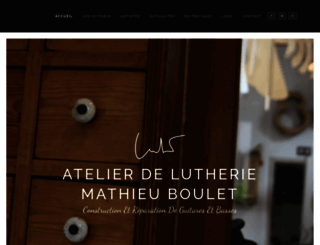 lutherie-guitare.com screenshot
