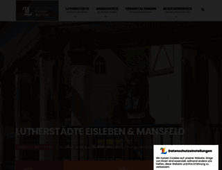 lutherstaedte-eisleben-mansfeld.de screenshot