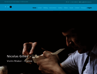 luthier-gilles.com screenshot