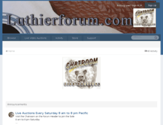 luthierforum.com screenshot