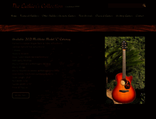 luthierscollection.com screenshot