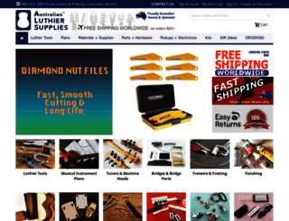 luthiersupplies.com.au screenshot