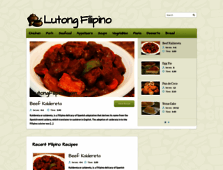 lutongfilipino.com screenshot