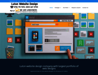 lutonwebsitedesign.co.uk screenshot