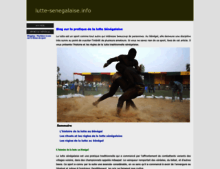 lutte-senegalaise.info screenshot