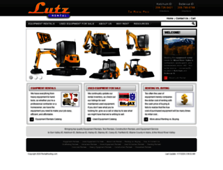 lutzrental.com screenshot